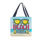 Jewelry 16" x 16" / Navy Beach Please ~ Fun Summer Classic Tote Bag GiftsByJeff Gifts By Jeff Pittsburgh PA