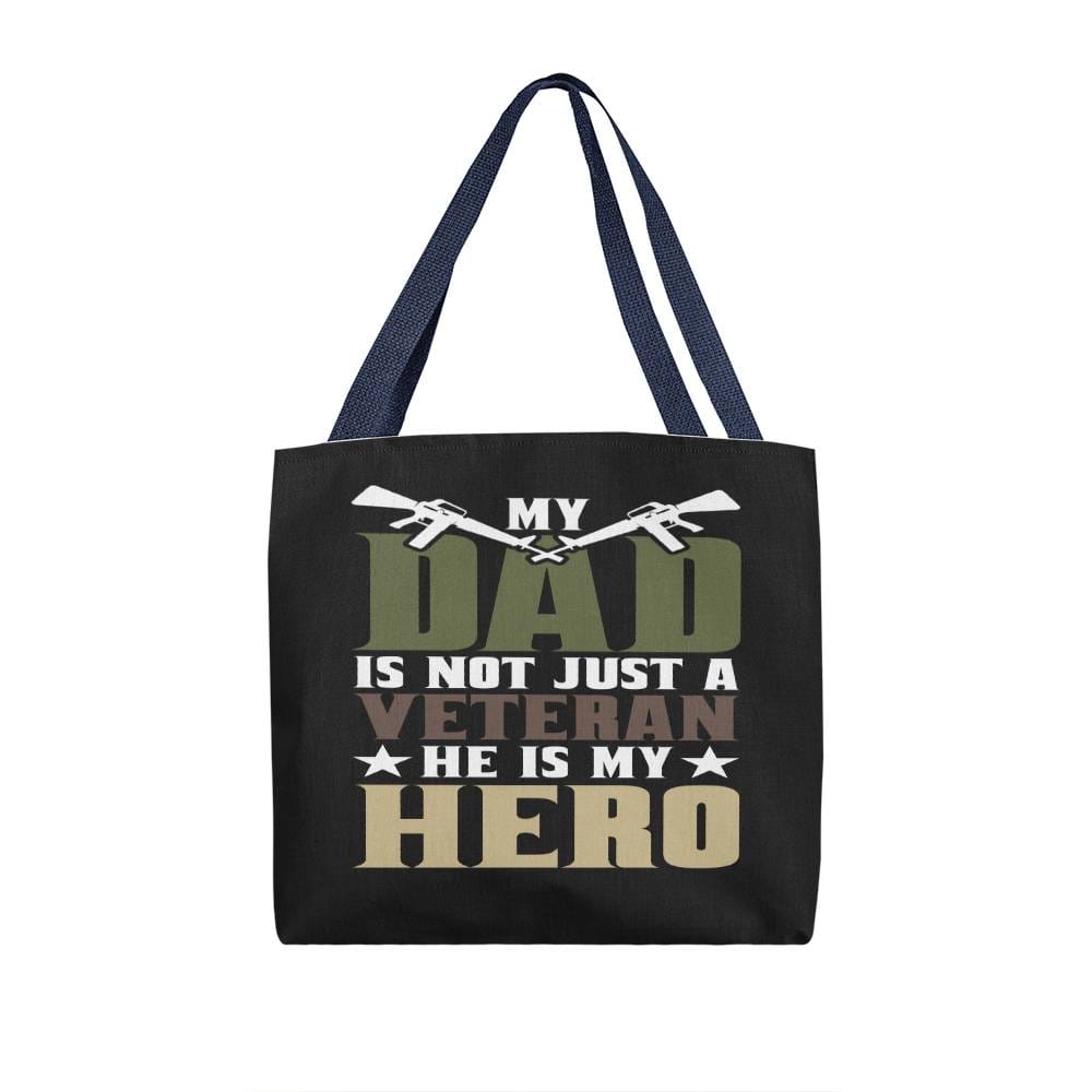 Jewelry 16" x 16" / Navy My Dad Is My Hero - Classic Tote Bag GiftsByJeff Gifts By Jeff Pittsburgh PA