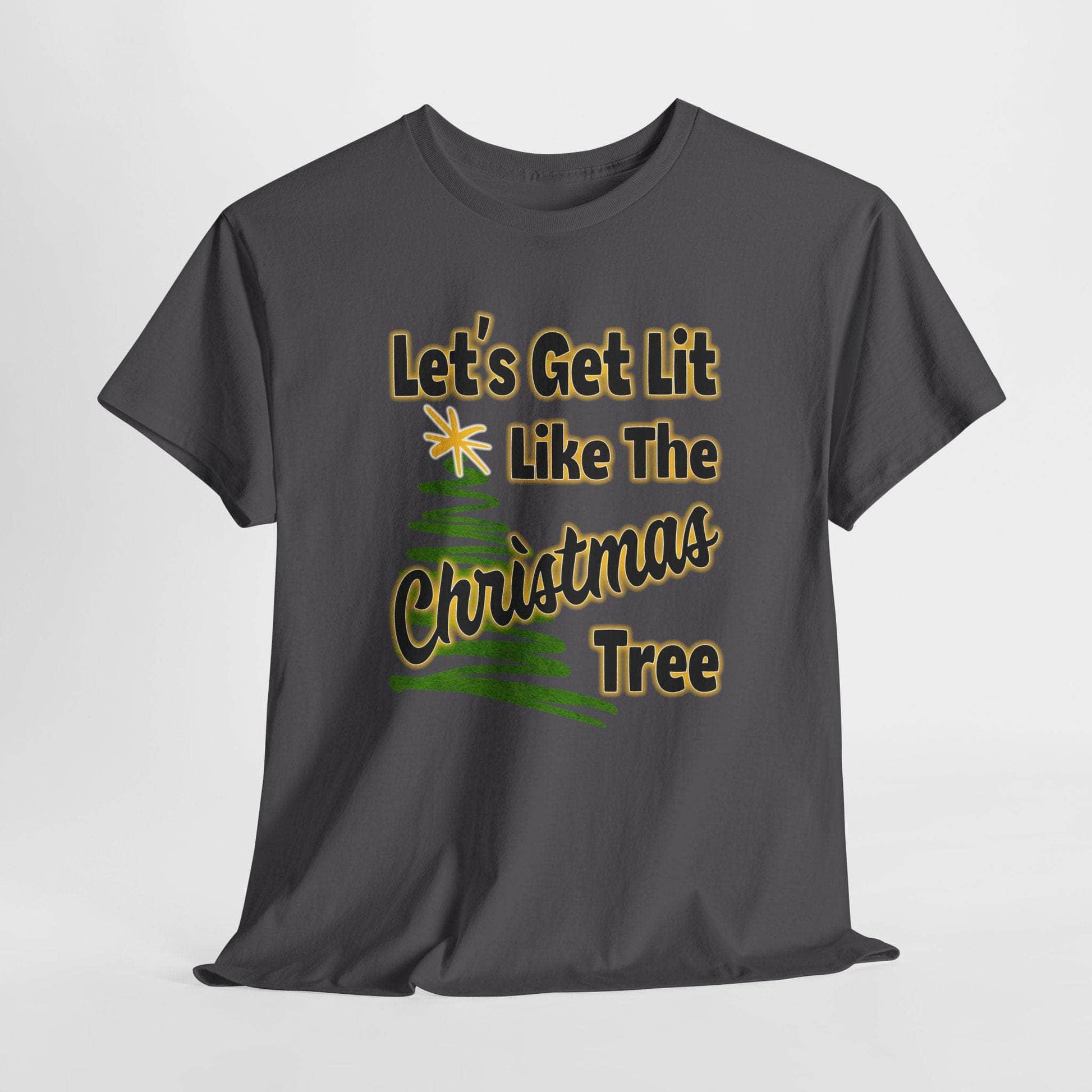 T-Shirt Charcoal / S Let's Get Lit - Holiday T-shirt Let's Get Lit - Holiday T-shirt GiftsByJeff Gifts By Jeff Pittsburgh PA