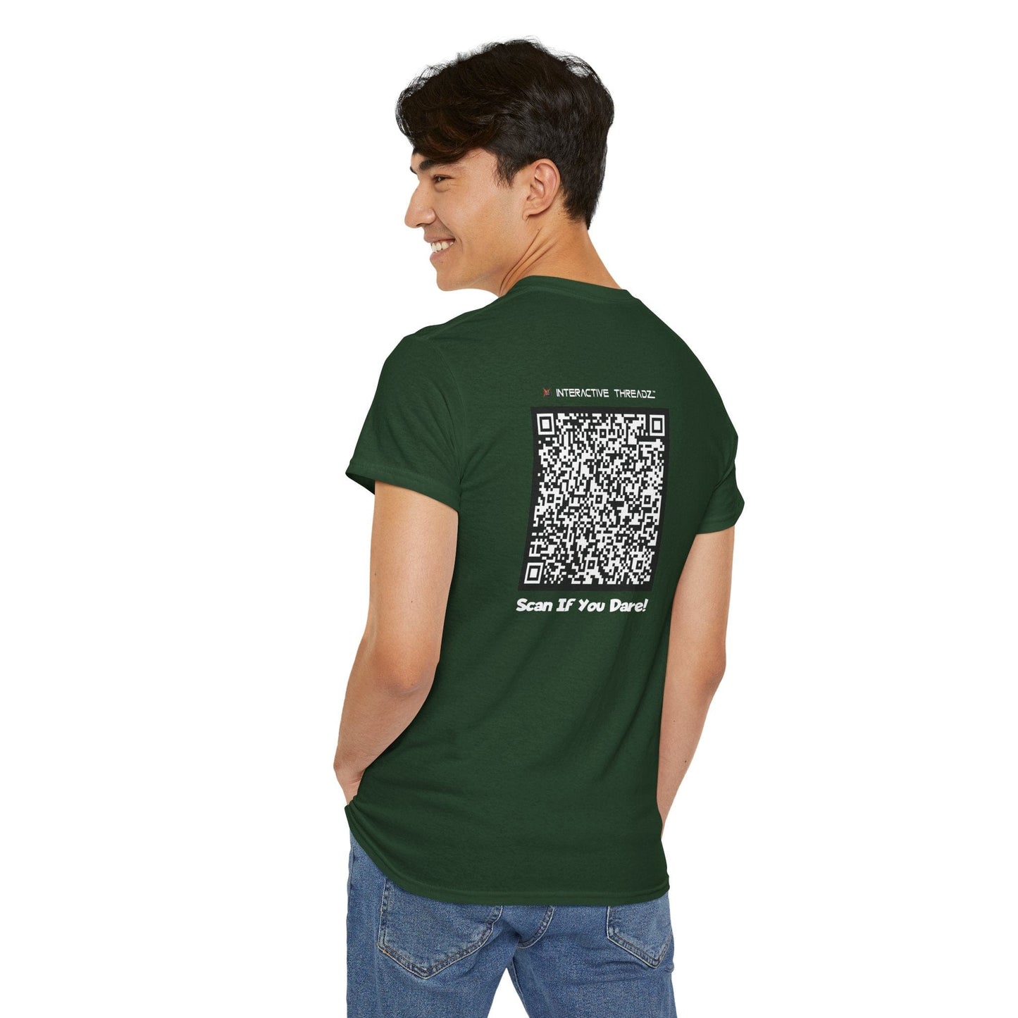 T-Shirt Forest Green / S Beer In My Belly, Tacos In My Hands, Titties On My Mind - QR Code Shirt - Gildan 5000 Unisex T-shirt Beer In My Belly, Tacos In My Hands, Titties On My Mind - QR Code Shirt - Gildan 5000 Unisex T-shirt GiftsByJeff Gifts By Jeff Pittsburgh PA