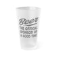 Mug 16oz / Frosted BEER The Official Sponsor Of A Good Time - Frosted Pint Glass, 16oz GiftsByJeff Gifts By Jeff Pittsburgh PA