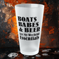 Mug 16oz / Frosted Boats, Babes & Beer Are My Weekend Essentials - Frosted Pint Glass, 16oz GiftsByJeff Gifts By Jeff Pittsburgh PA