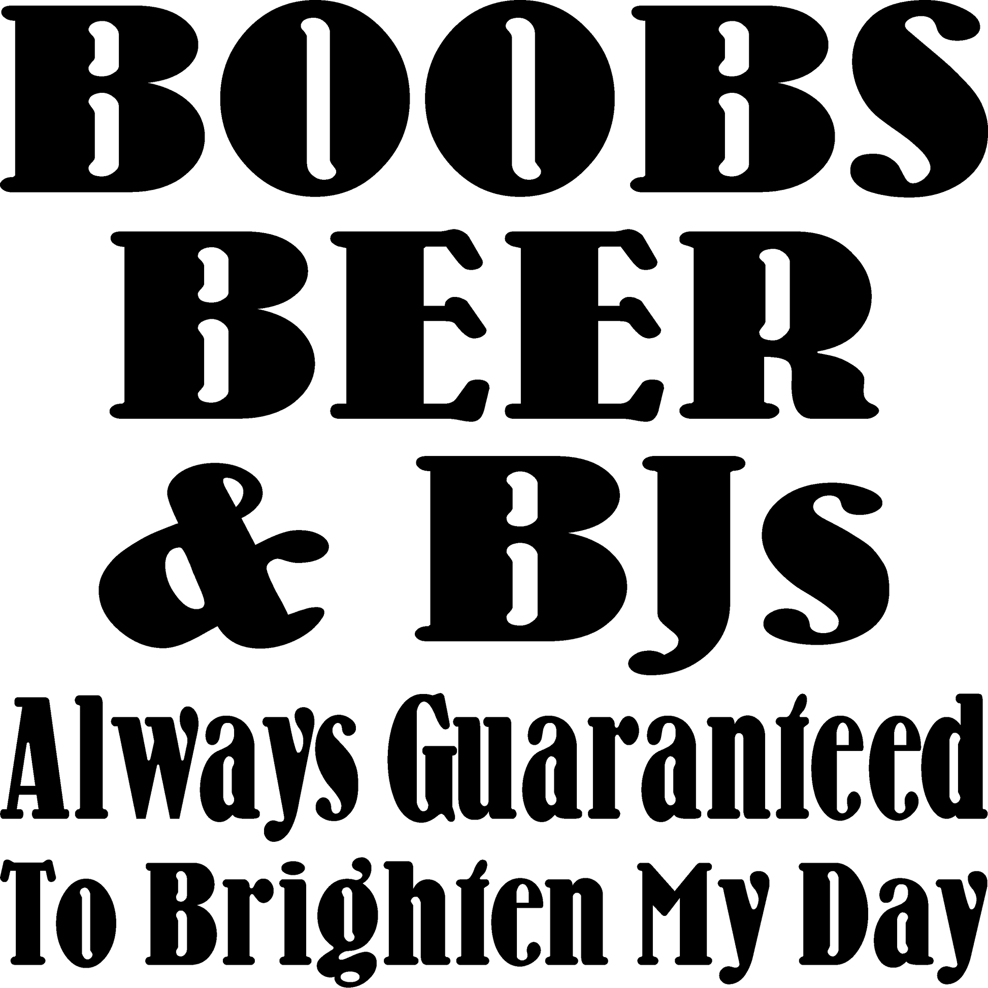 Mug 16oz / Frosted Boobs, Beer and BJs - Always Guaranteed To Brighten My Day - Frosted Pint Glass, 16oz GiftsByJeff Gifts By Jeff Pittsburgh PA