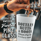 Mug 16oz / Frosted Bottles, Butts, & Boots Always Put Me In A PARTY Mode - Frosted Pint Glass, 16oz GiftsByJeff Gifts By Jeff Pittsburgh PA