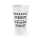 Mug 16oz / Frosted HUNT DEER, DRINK BEER - Frosted Pint Glass, 16oz GiftsByJeff Gifts By Jeff Pittsburgh PA