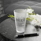 Mug 16oz / Frosted I Only Drink Beer 3 Days A Week - Frosted Pint Glass, 16oz GiftsByJeff Gifts By Jeff Pittsburgh PA