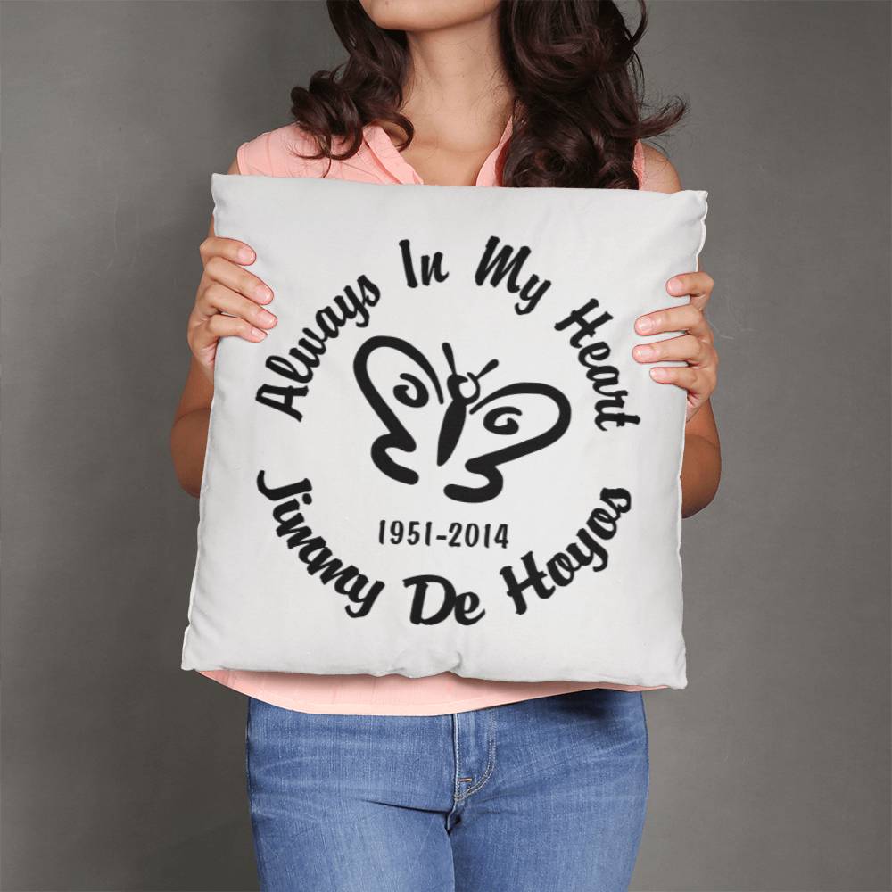 Jewelry 18" x 18" Always In My Heart Black/White Reversible Pillow GiftsByJeff Gifts By Jeff Pittsburgh PA