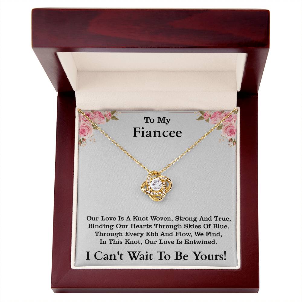 Jewelry 18K Yellow Gold Finish / Luxury Box Our Love Is A Knot - Love Knot Necklace (Personalized) GiftsByJeff Gifts By Jeff Pittsburgh PA