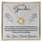 Jewelry 18K Yellow Gold Finish / Standard Box To My Grandma (Grandmother) - I just wanted to say how much I appreciate you and everything you have done for me.  - Love Knot Necklace GiftsByJeff Gifts By Jeff Pittsburgh PA