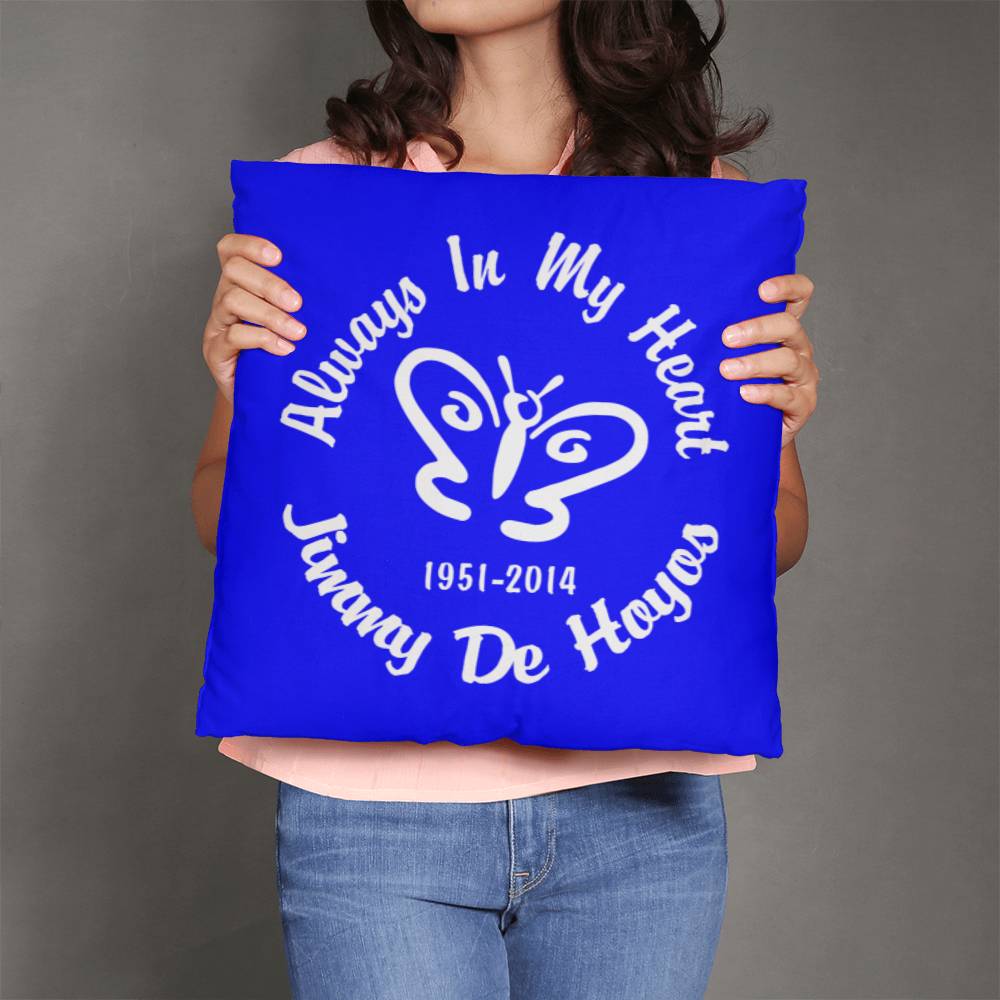 Jewelry 20" x 20" Always In My Heart Heaven/Blue Reversible Pillow GiftsByJeff Gifts By Jeff Pittsburgh PA