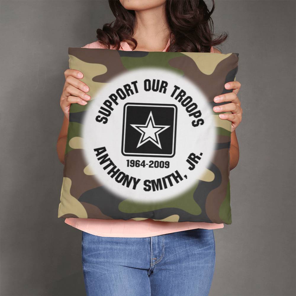 Jewelry 20" x 20" Camouflage ARMY Personalized Memorial Pillow GiftsByJeff Gifts By Jeff Pittsburgh PA