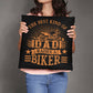 Jewelry 20" x 20" The Best Kind Of Dad Raises A Biker - Custom Throw Pillow GiftsByJeff Gifts By Jeff Pittsburgh PA