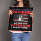 Jewelry 20" x 20" We Owe Our Veterans Everything - Classic Patriotic Pillow GiftsByJeff Gifts By Jeff Pittsburgh PA