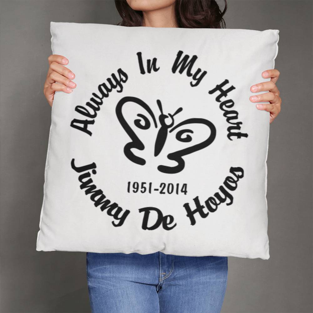 Jewelry 26" x 26" Always In My Heart Black/White Reversible Pillow GiftsByJeff Gifts By Jeff Pittsburgh PA