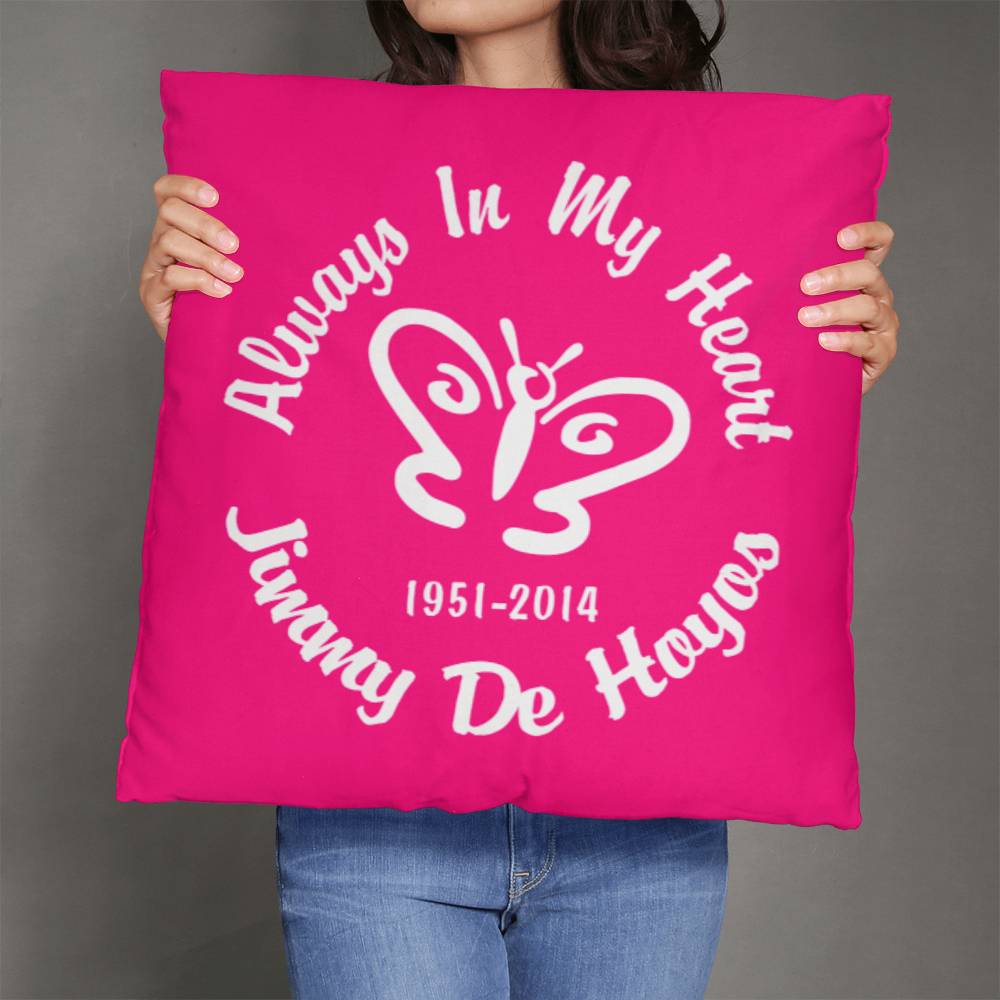 Jewelry 26" x 26" Always In My Heart Heaven/Pink Reversible Pillow GiftsByJeff Gifts By Jeff Pittsburgh PA