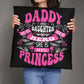 Jewelry 26" x 26" Daddy and Daughter - He Is Her Hero, She Is His Princess - Custom Pillow GiftsByJeff Gifts By Jeff Pittsburgh PA