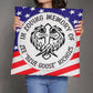 Jewelry 26" x 26" Personalized Memorial Patriotic Pillow with a Cross and Angel Wings GiftsByJeff Gifts By Jeff Pittsburgh PA