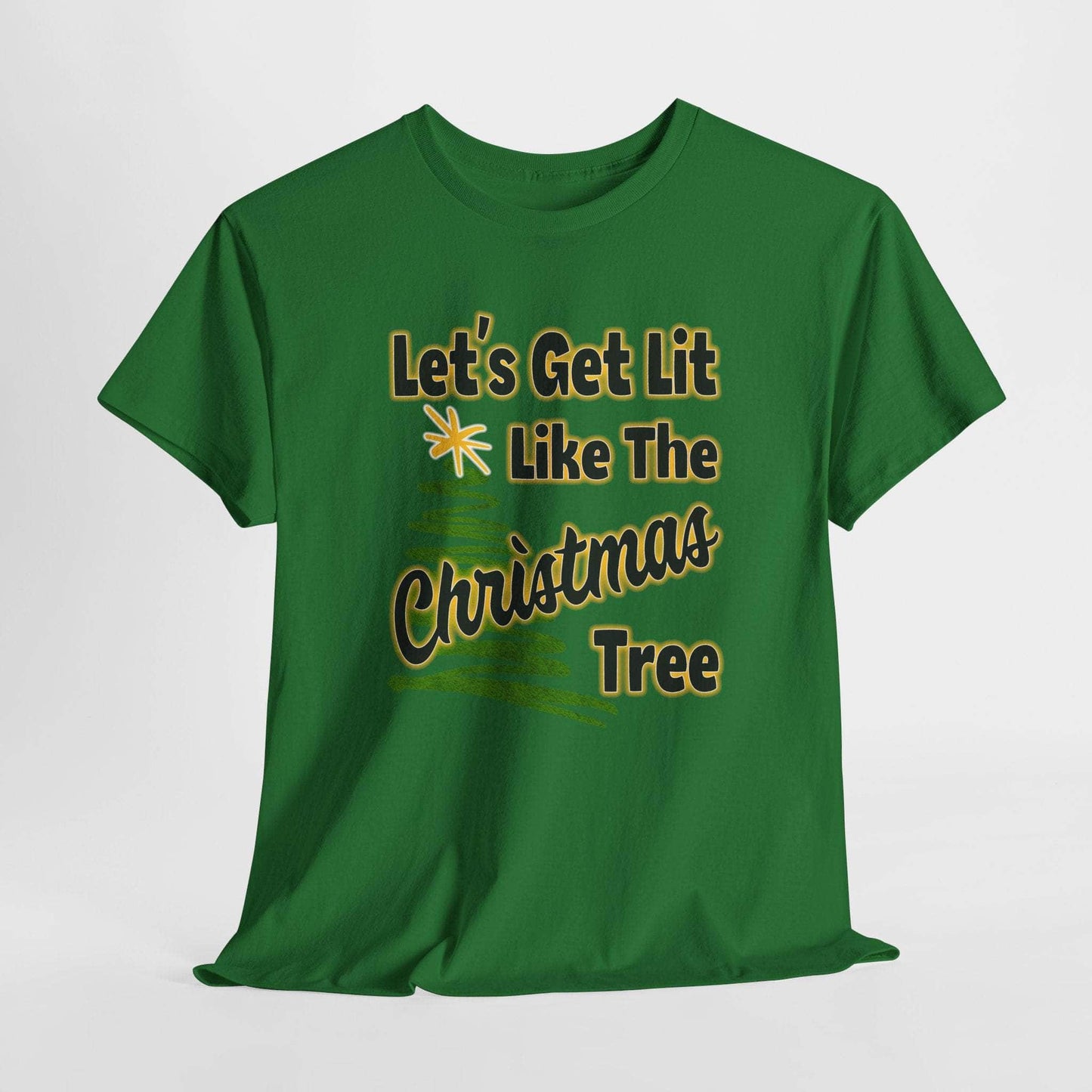 T-Shirt Turf Green / S Let's Get Lit - Holiday T-shirt Let's Get Lit - Holiday T-shirt GiftsByJeff Gifts By Jeff Pittsburgh PA