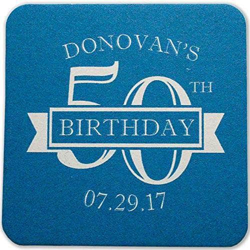 4 Inch Square - 25 Personalized Photo Coasters, Great for Birthday Parties and Anniversaries, Add Text, Logos,and Pictures to Customize. Heavy Duty 80 pt Pulp Board 4 Inch Square - 25 Personalized Photo Coasters, Great for Birthday Parties and Anniversaries, Add Text, Logos,and Pictures to Customize. Heavy Duty 80 pt Pulp Board GiftsByJeff Gifts By Jeff Pittsburgh PA