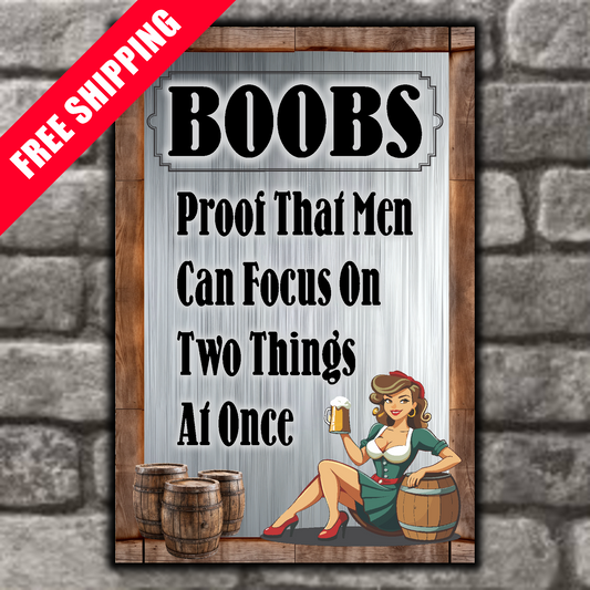 Boobs, Proof That Men Can Focus On Two Things At Once
