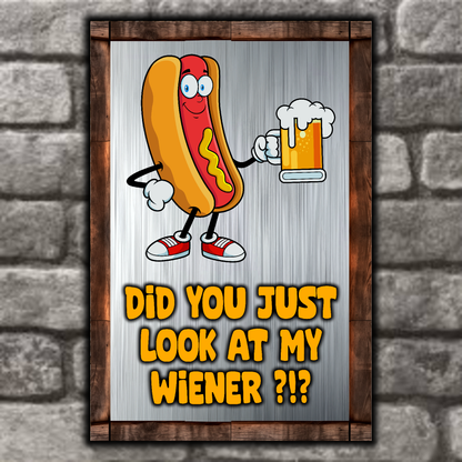 accessories 18 inch x 12 Inch ~ LARGE ~ $25.95 Did You Just Look At My Wiener? Did You Just Look At My Wiener? GiftsByJeff Gifts By Jeff Pittsburgh PA