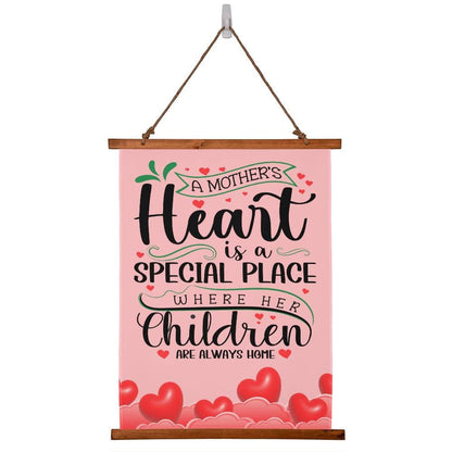 Jewelry A Mother's Heart Is A Special Place Where Her Children Always Are ~ Wood Framed Wall Tapestry GiftsByJeff Gifts By Jeff Pittsburgh PA