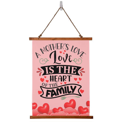 Jewelry A Mother's Love Is The Heart Of The Family ~ Wood Framed Wall Tapestry GiftsByJeff Gifts By Jeff Pittsburgh PA