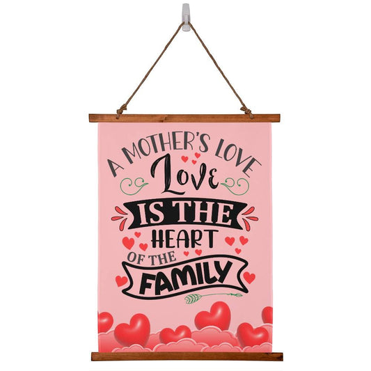 Jewelry A Mother's Love Is The Heart Of The Family ~ Wood Framed Wall Tapestry GiftsByJeff Gifts By Jeff Pittsburgh PA