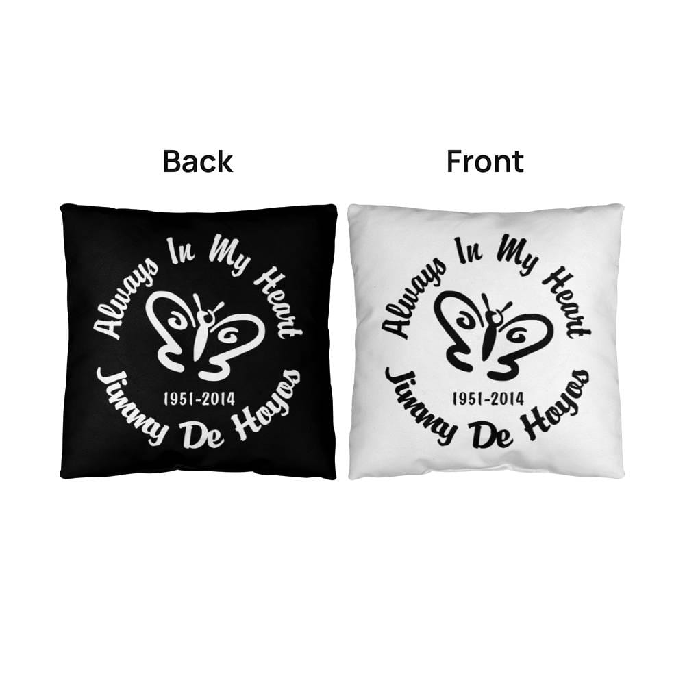 Jewelry Always In My Heart Black/White Reversible Pillow GiftsByJeff Gifts By Jeff Pittsburgh PA