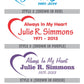 Car Decals Always In My Heart™ - Celebration Of Life Decal GiftsByJeff Gifts By Jeff Pittsburgh PA