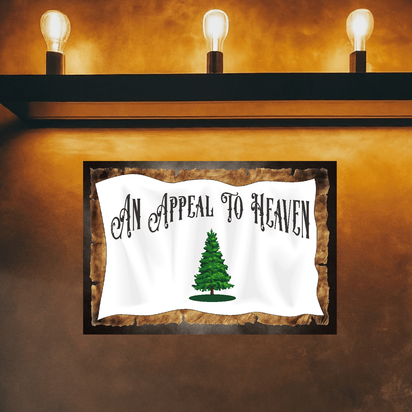 accessories An Appeal To Heaven (Horizontal) - 12" x 18" Vintage Metal Sign GiftsByJeff Gifts By Jeff Pittsburgh PA