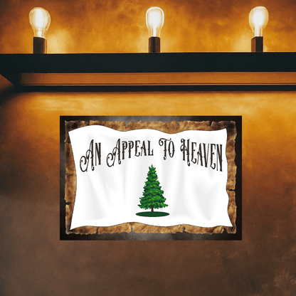 accessories An Appeal To Heaven (Horizontal) - 12" x 18" Vintage Metal Sign GiftsByJeff Gifts By Jeff Pittsburgh PA
