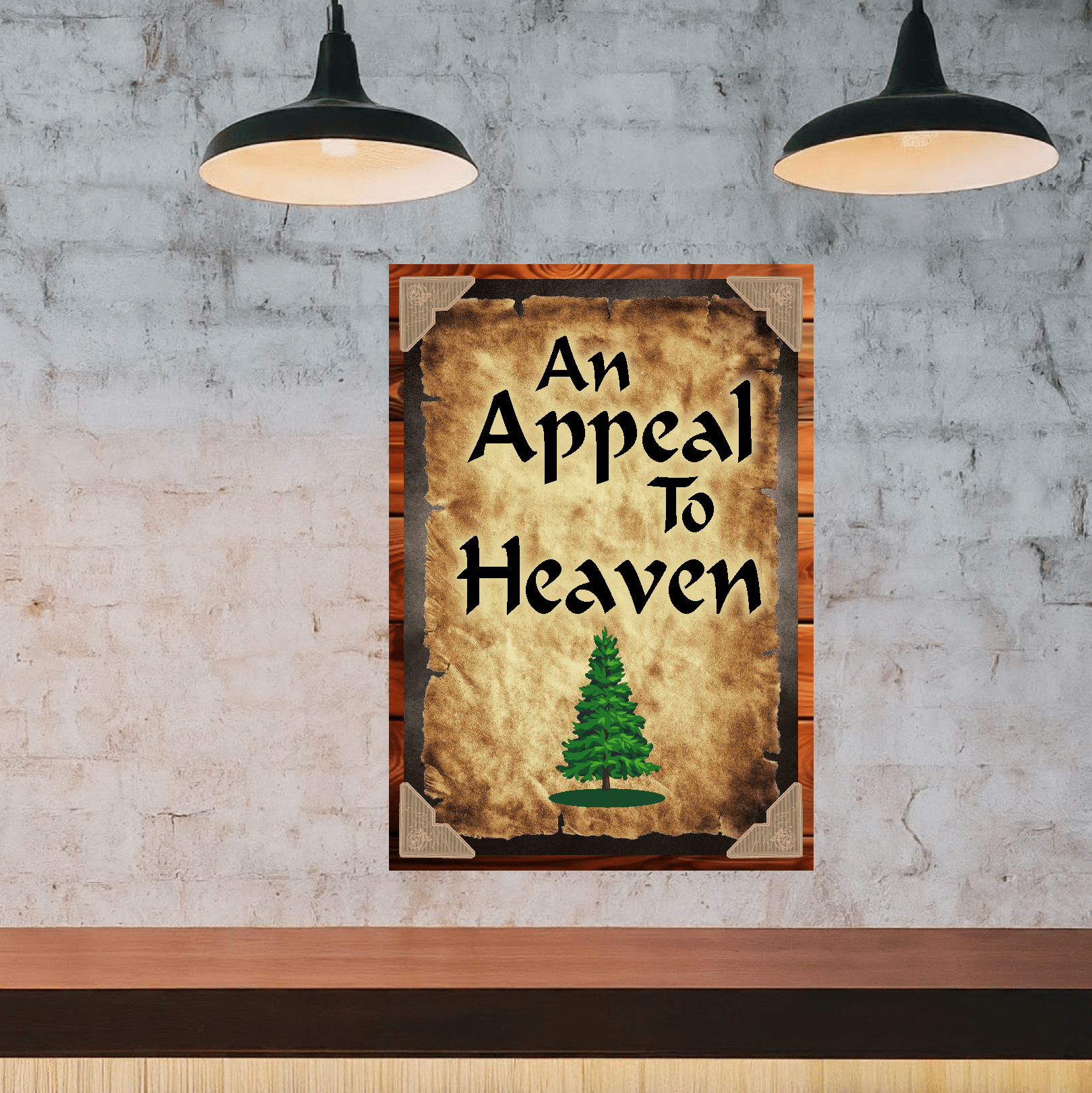 accessories An Appeal To Heaven (Vertical) - 12" x 18" Vintage Metal Sign GiftsByJeff Gifts By Jeff Pittsburgh PA