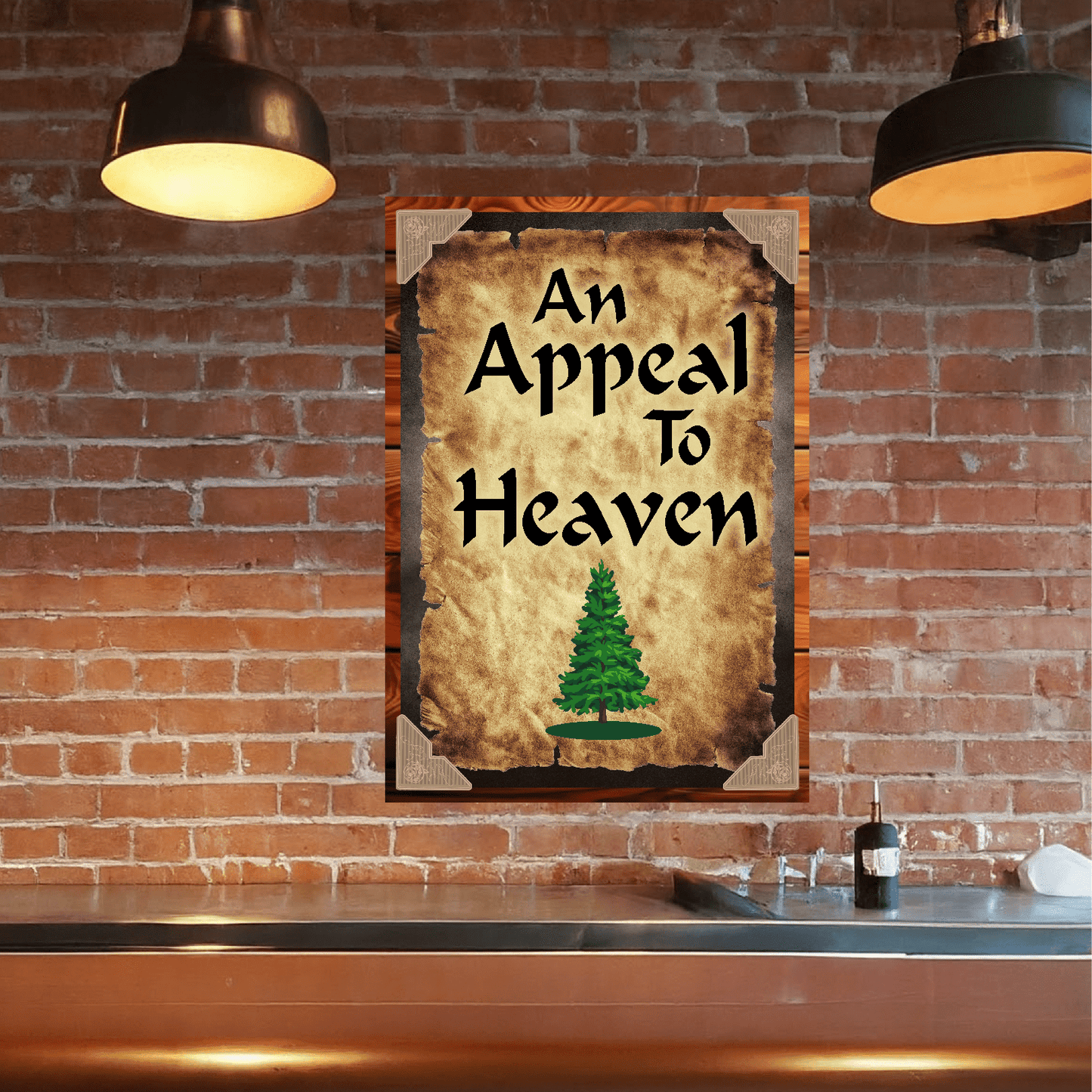 accessories An Appeal To Heaven (Vertical) - 12" x 18" Vintage Metal Sign GiftsByJeff Gifts By Jeff Pittsburgh PA