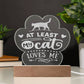 Jewelry At least MY Cat Loves Me ~ Engraved Acrylic Paw Plaque GiftsByJeff Gifts By Jeff Pittsburgh PA