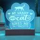 Jewelry At least MY Cat Loves Me ~ Engraved Acrylic Paw Plaque GiftsByJeff Gifts By Jeff Pittsburgh PA