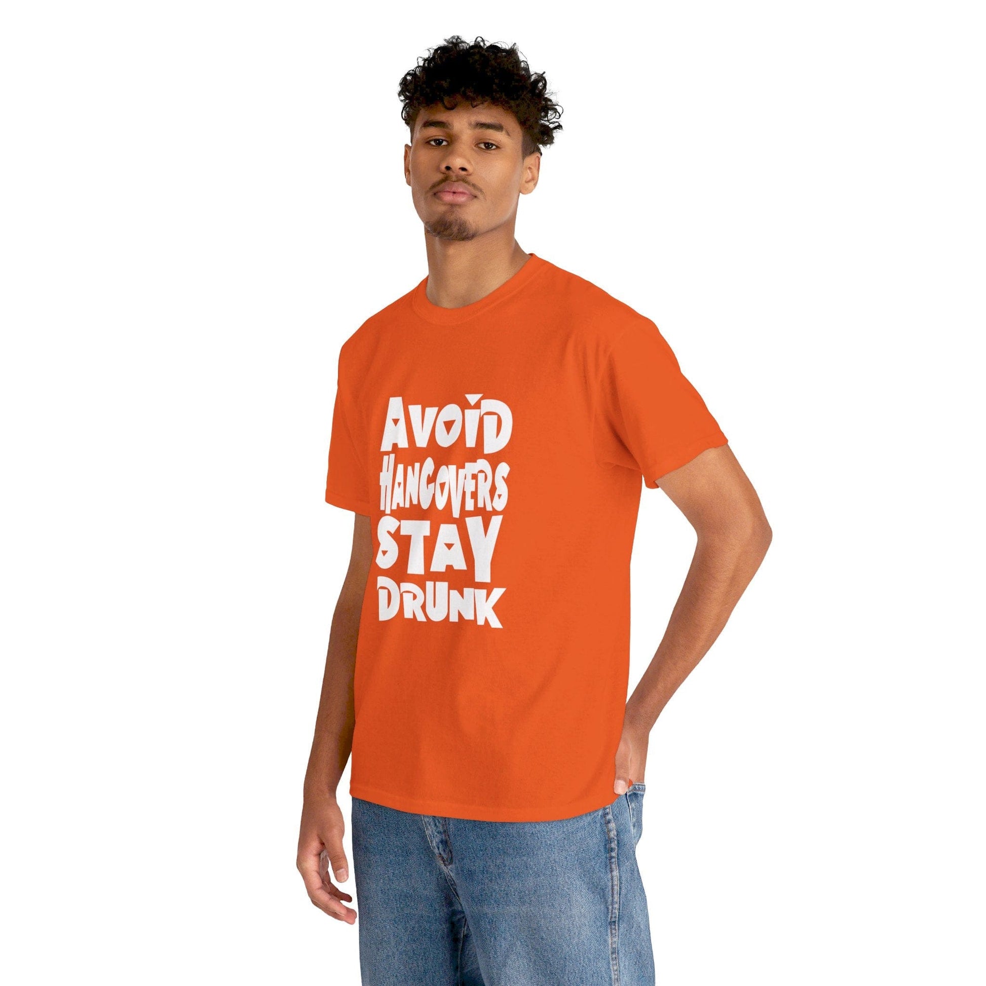 T-Shirt Avoid Hangovers Stay Drunk - Gildan 5000 Unisex T-shirt GiftsByJeff Gifts By Jeff Pittsburgh PA