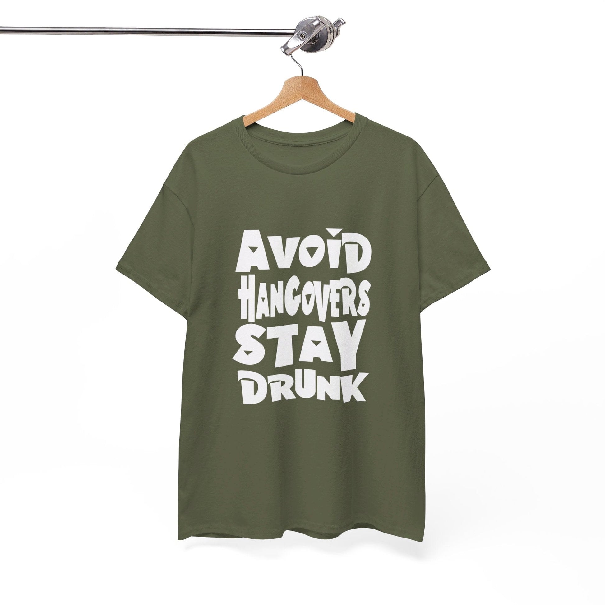 T-Shirt Avoid Hangovers Stay Drunk - Gildan 5000 Unisex T-shirt GiftsByJeff Gifts By Jeff Pittsburgh PA