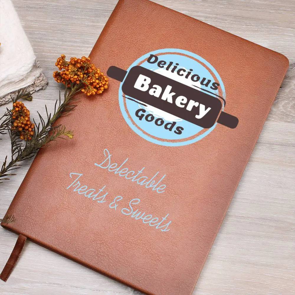 Jewelry Baked Goods - Recipe Book, and Healthy Food Journal - Leatherbound Notebook GiftsByJeff Gifts By Jeff Pittsburgh PA