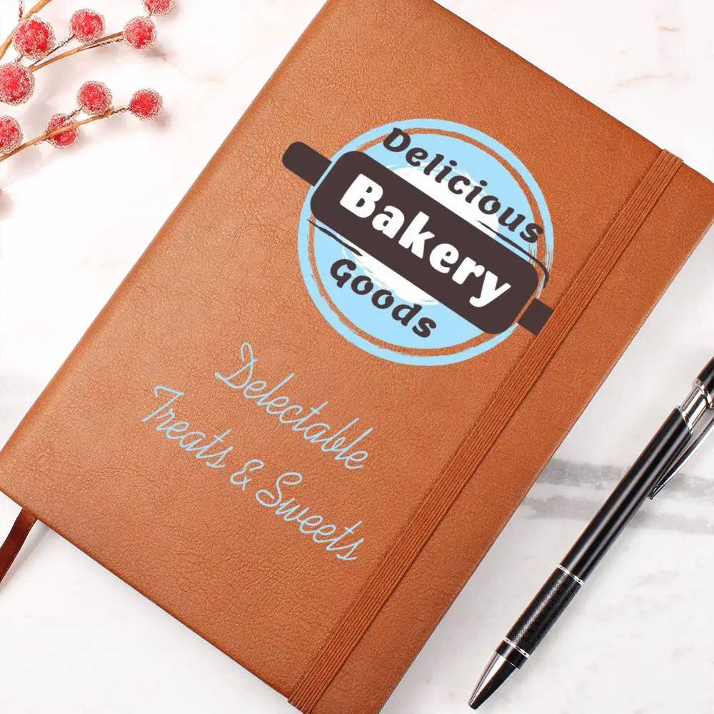 Jewelry Baked Goods - Recipe Book, and Healthy Food Journal - Leatherbound Notebook GiftsByJeff Gifts By Jeff Pittsburgh PA