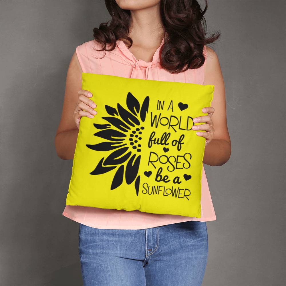 Jewelry Be A Sunflower Inspiration - Reversible Pillow GiftsByJeff Gifts By Jeff Pittsburgh PA