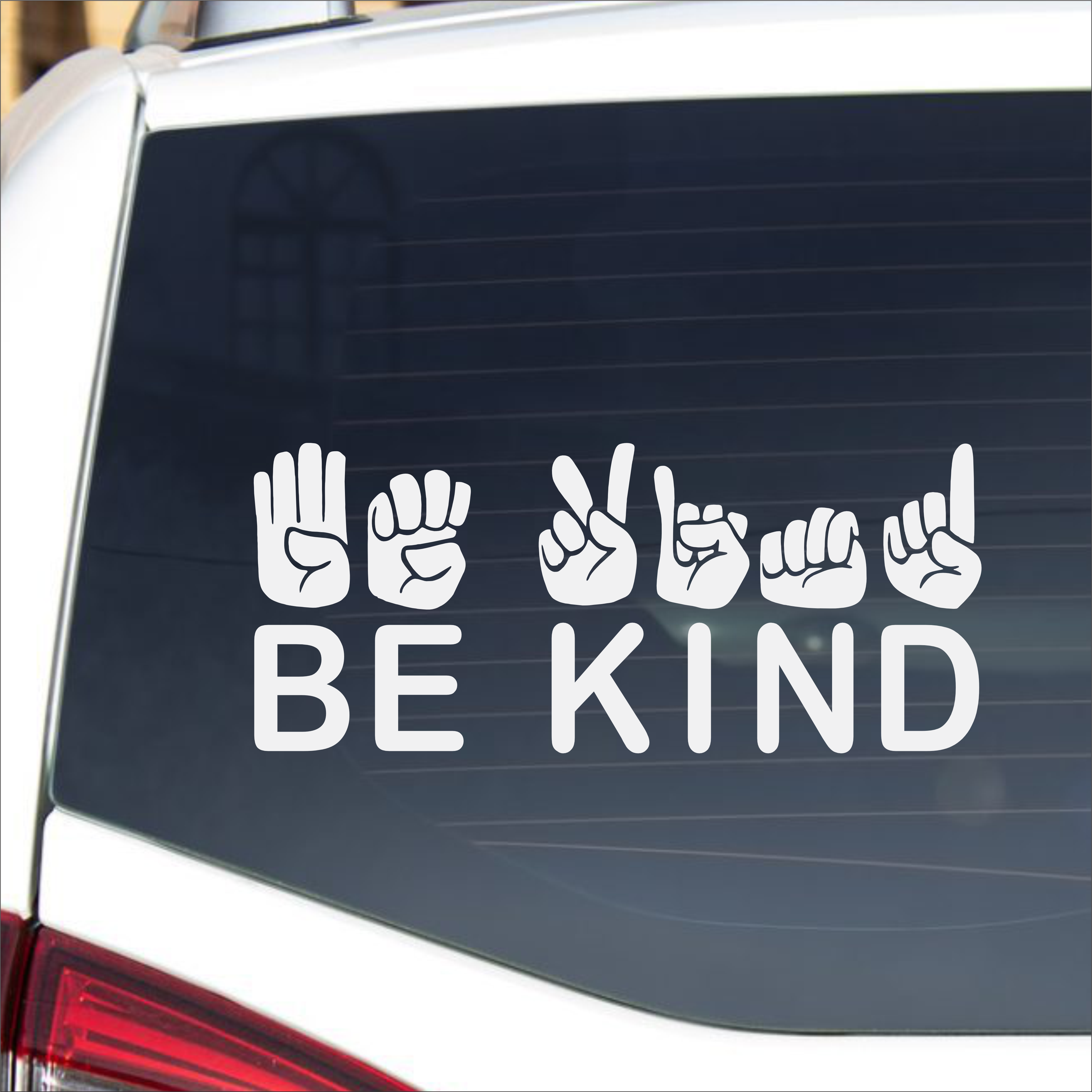 BE KIND ASL - Sign Language Decal – Gifts By Jeff