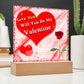 Jewelry Be My Valentine ~ Acrylic Square Plaque GiftsByJeff Gifts By Jeff Pittsburgh PA