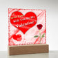 Jewelry Be My Valentine ~ Acrylic Square Plaque GiftsByJeff Gifts By Jeff Pittsburgh PA