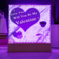 Jewelry Be My Valentine ~ Acrylic Square Plaque GiftsByJeff Gifts By Jeff Pittsburgh PA