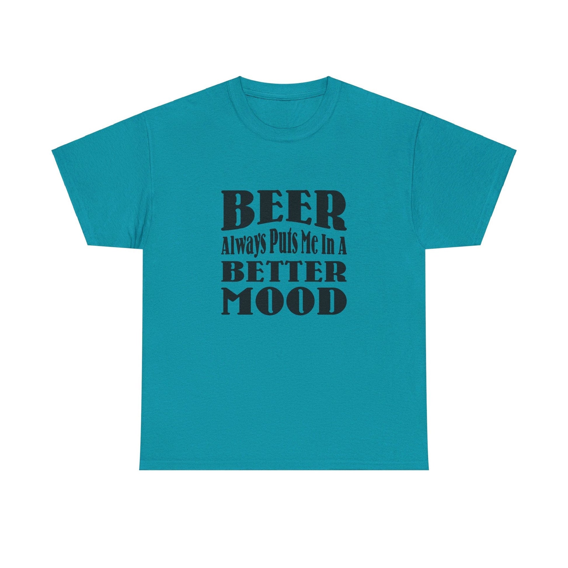 T-Shirt BEER Always Puts Me In A Better Mood - Gildan 5000 Unisex T-shirt GiftsByJeff Gifts By Jeff Pittsburgh PA