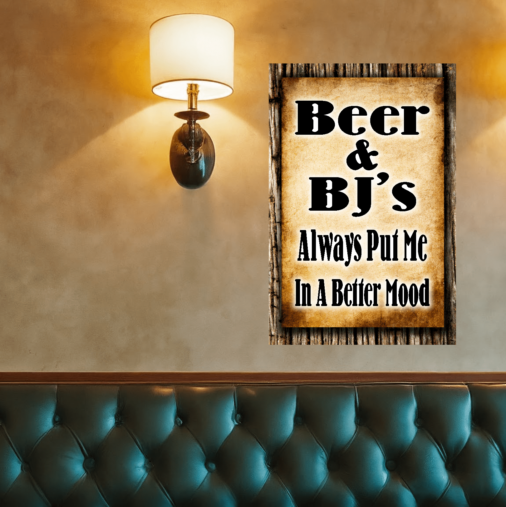 accessories BEER & BJ's Always Put Me In A Better Mood - 12" x 18" Vintage Metal Sign GiftsByJeff Gifts By Jeff Pittsburgh PA