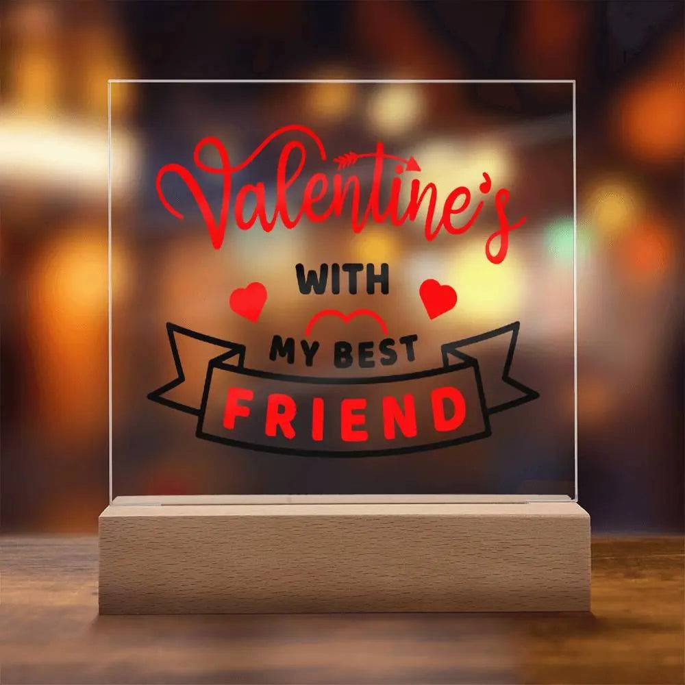 Jewelry Best Friend Valentines ~ Acrylic Square Plaque GiftsByJeff Gifts By Jeff Pittsburgh PA