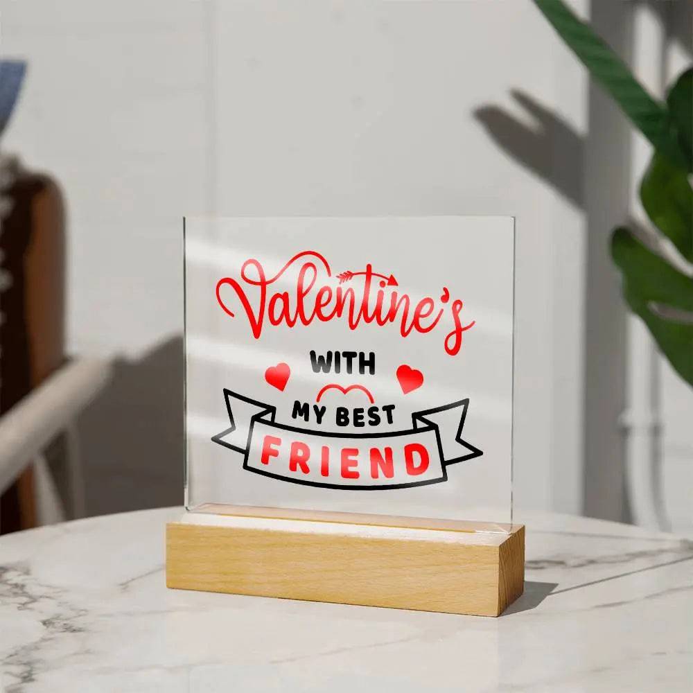 Jewelry Best Friend Valentines ~ Acrylic Square Plaque GiftsByJeff Gifts By Jeff Pittsburgh PA