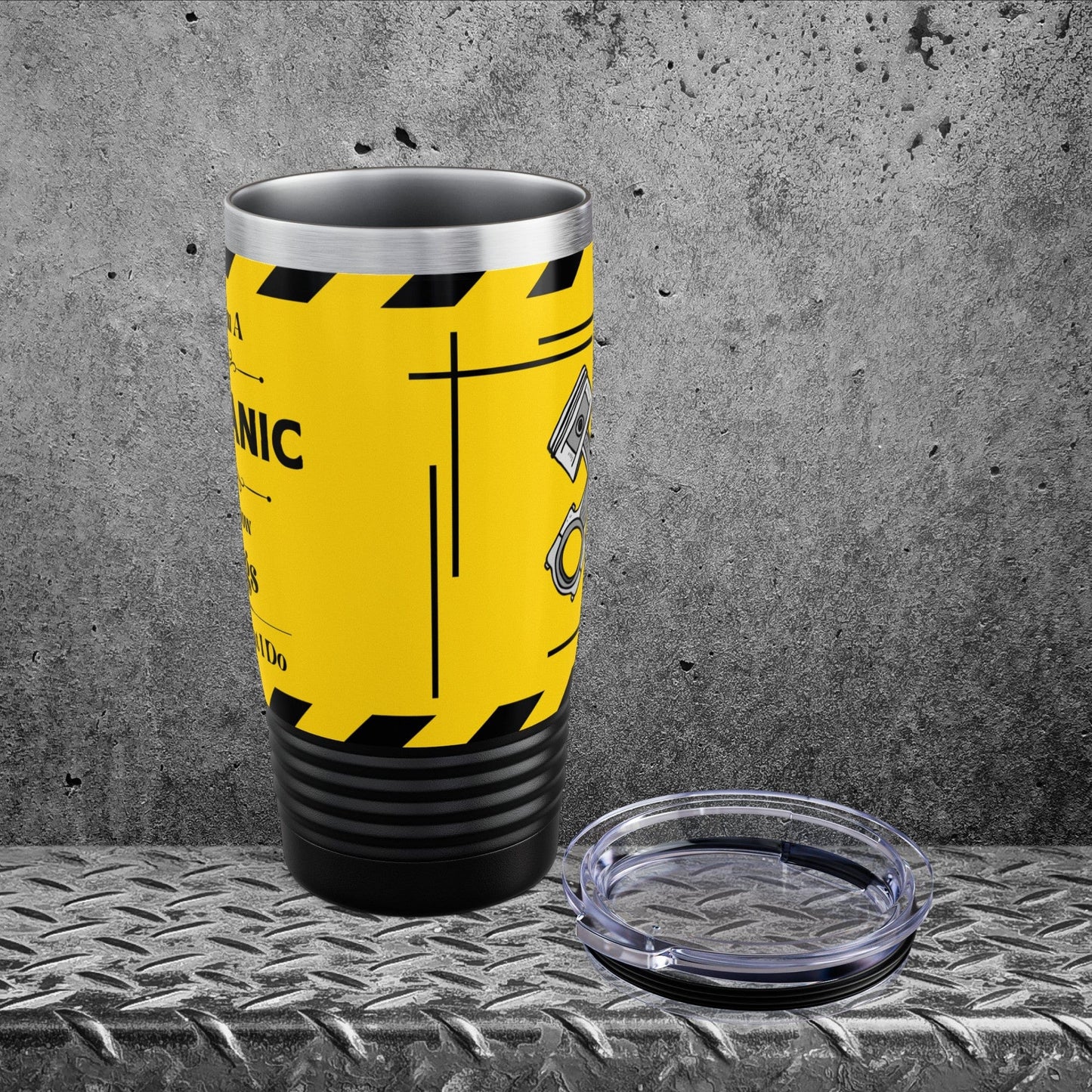 Mug Black / 20oz Relax, I'm A MECHANIC, And I Know Things - Ringneck Tumbler, 20oz GiftsByJeff Gifts By Jeff Pittsburgh PA